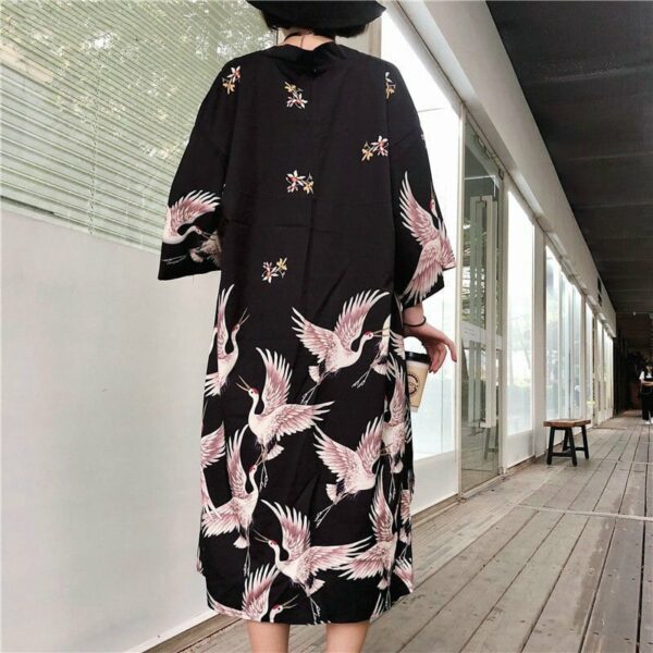 Kimono largo mujer