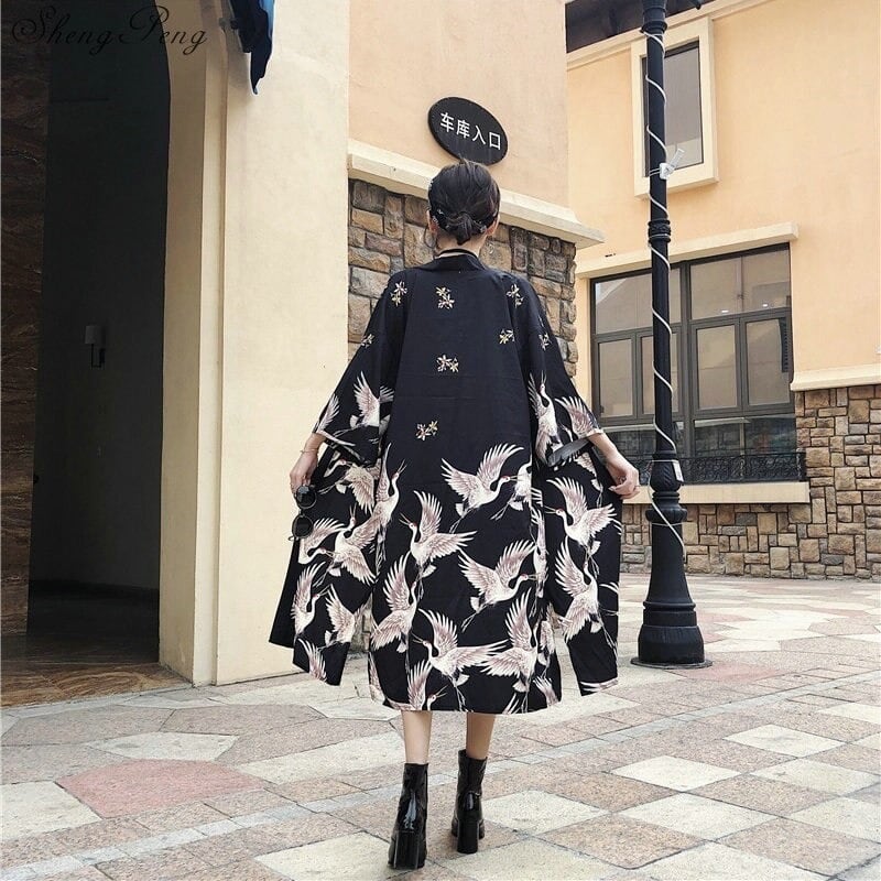 Kimono largo mujer foto 3