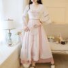 Vestido japonés muy largo foto 5