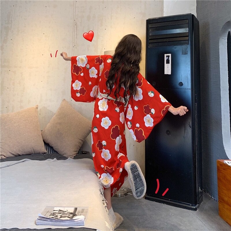 Kimono rojo foto 3