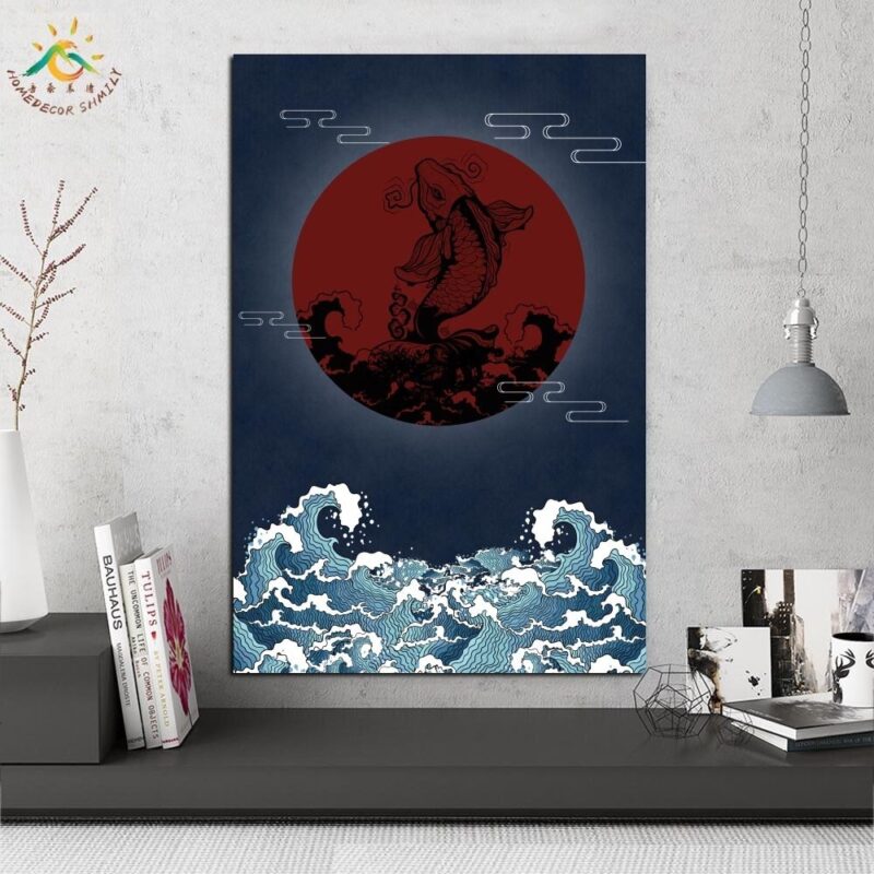 Cartel de la ola japonesa imagen 5