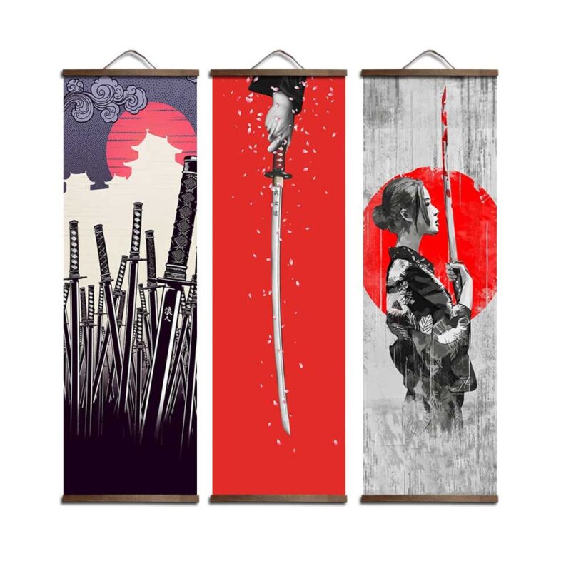 Cuadro de samurái japonés imagen 2