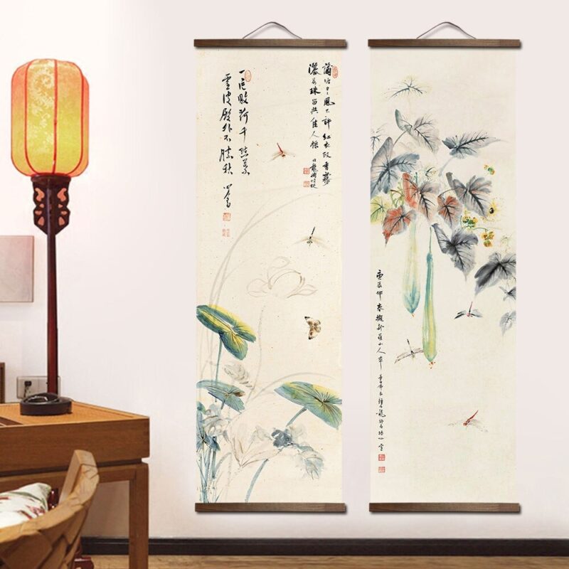 Impresión de flores japonesas imagen 1