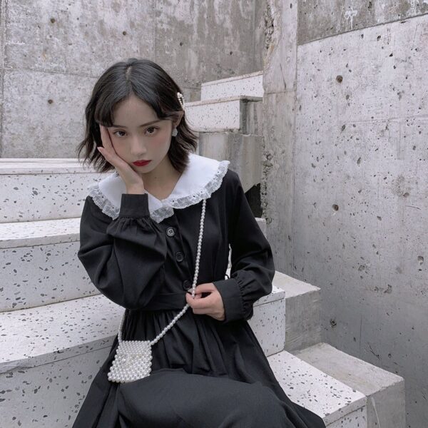 Vestido japonés gótico imagen 1