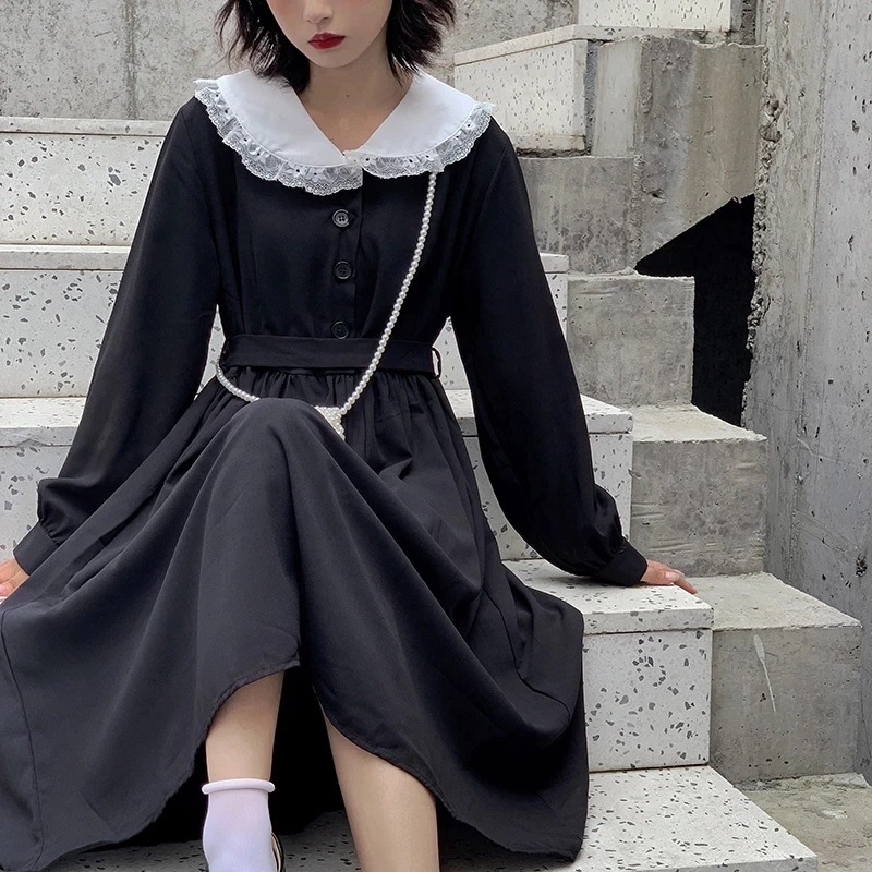 Vestido japonés gótico imagen 4