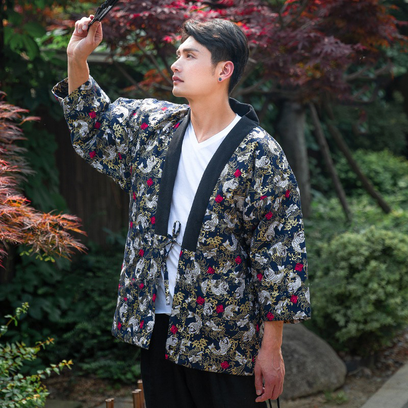 Kimono tradicional de hombre Harajuku