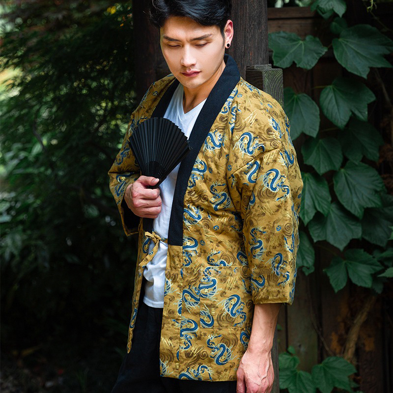 Kimono tradicional japonés para hombres 1
